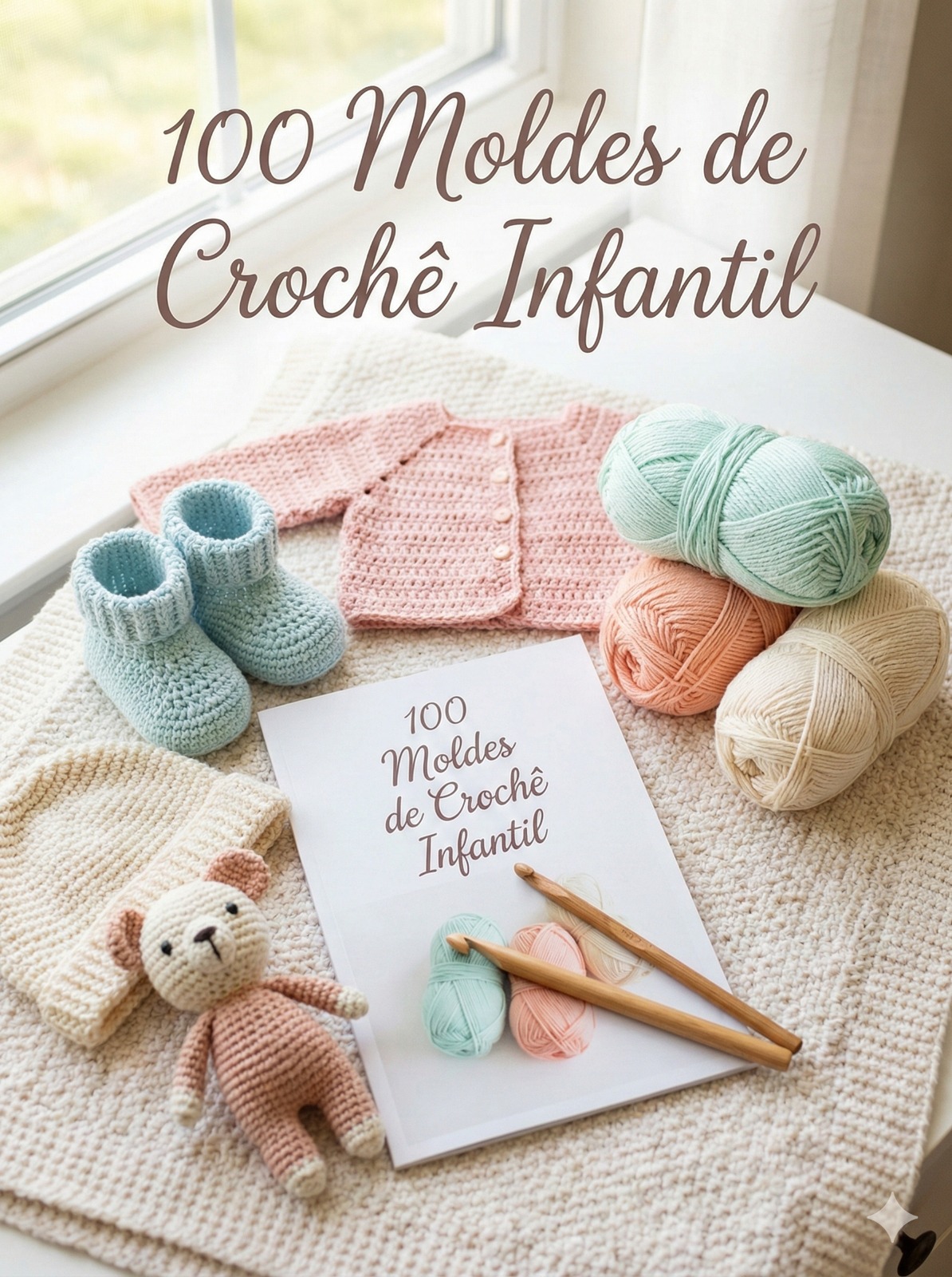 100 Moldes de Crochê Infantil